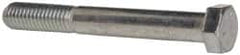 Value Collection - 1/2-13 UNC, 4" Length Under Head Hex Head Cap Screw - Partially Threaded, Grade 5 Steel, Zinc-Plated Finish, 3/4" Hex - Americas Industrial Supply
