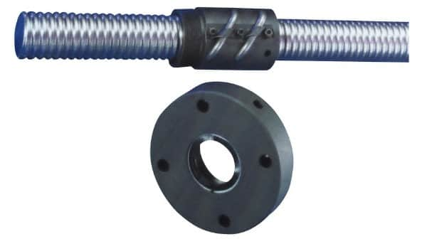 THK - 0.61" Thread Length, Ballscrew Nut - 1" Lead Width, 1" Ball Circle Diam - Americas Industrial Supply