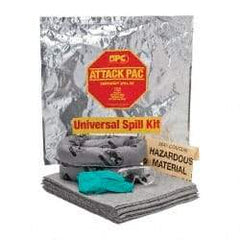 Brady SPC Sorbents - 7 Gal Capacity Universal Spill Kit - Foil - Americas Industrial Supply