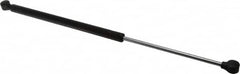 Value Collection - 0.32" Rod Diam, 0.75" Tube Diam, 20 Lb Capacity, Fixed Force Gas Spring - 19.63" Extended Length, 7" Stroke Length, Plastic Ball Socket, Black Nitride Piston - Americas Industrial Supply