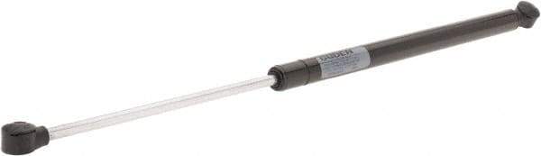 Value Collection - 0.32" Rod Diam, 0.75" Tube Diam, 60 Lb Capacity, Fixed Force Gas Spring - 19.63" Extended Length, 7" Stroke Length, Plastic Ball Socket, Black Nitride Piston - Americas Industrial Supply