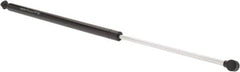 Value Collection - 0.39" Rod Diam, 0.87" Tube Diam, 150 Lb Capacity, Fixed Force Gas Spring - 27.8" Extended Length, 10" Stroke Length, Plastic Ball Socket, Black Nitride Piston - Americas Industrial Supply