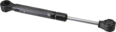 Value Collection - 0.24" Rod Diam, 0.59" Tube Diam, 40 Lb Capacity, Fixed Force Gas Spring - 7.5" Extended Length, 2" Stroke Length, Plastic Ball Socket, Black Nitride Piston - Americas Industrial Supply