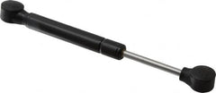 Value Collection - 0.24" Rod Diam, 0.59" Tube Diam, 60 Lb Capacity, Fixed Force Gas Spring - 7.5" Extended Length, 2" Stroke Length, Plastic Ball Socket, Black Nitride Piston - Americas Industrial Supply