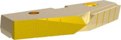 Allied Machine and Engineering - 88mm Diam x 7/16" Thick, Seat Code 6, 144° Included Angle Spade Drill Insert - TiN Coated, High Speed Steel, Series GEN2 T-A - Americas Industrial Supply