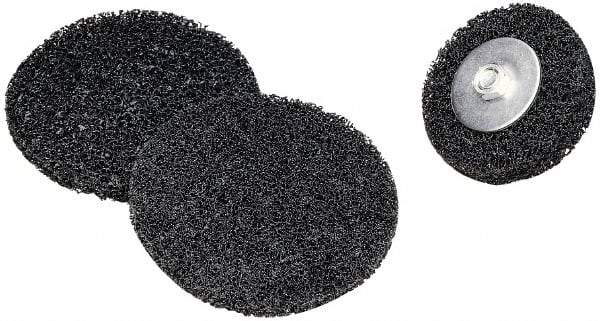 3M - 7" Very Coarse Grade Silicon Carbide Deburring Disc - 7/8" Center Hole, Arbor Connection, Black, 3,300 Max RPM - Americas Industrial Supply
