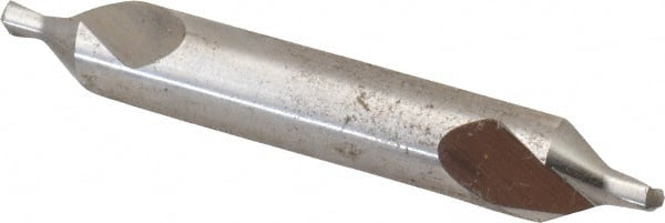 Magafor - #4 Plain Cut 60° Incl Angle High Speed Steel Combo Drill & Countersink - Americas Industrial Supply