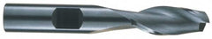 RobbJack - 3/4", 1-1/2" LOC, 3/4" Shank Diam, 4" OAL, 2 Flute, Solid Carbide Square End Mill - Single End, Uncoated, Spiral Flute, 30° Helix, Centercutting, Right Hand Cut, Right Hand Flute, Series NR-204 - Americas Industrial Supply