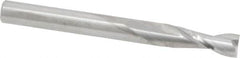 RobbJack - 1/4", 3/4" LOC, 1/4" Shank Diam, 2-1/2" OAL, 2 Flute, Solid Carbide Square End Mill - Single End, Uncoated, Spiral Flute, 30° Helix, Centercutting, Right Hand Cut, Right Hand Flute, Series NR-204 - Americas Industrial Supply