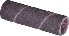 Made in USA - 50 Grit Aluminum Oxide Coated Spiral Band - 1/2" Diam x 2" Wide, Coarse Grade - Americas Industrial Supply