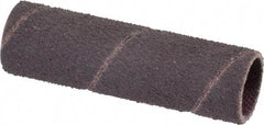 Made in USA - 80 Grit Aluminum Oxide Coated Spiral Band - 1/2" Diam x 2" Wide, Medium Grade - Americas Industrial Supply