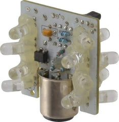 Eaton Cutler-Hammer - LED Lamp, Red, Steady, Stackable Tower Light Module - 24 VAC/VDC, 47 Milliamp, IP65 Ingress Rating, 4, 13, 4X NEMA Rated, Base Mount - Americas Industrial Supply