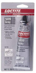 Loctite - 70ml High Performance RTV Silicone Gasket Maker - -75 to 625°F, Grey, Comes in Tube - Americas Industrial Supply