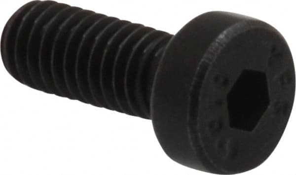 Value Collection - M4x0.70 Metric Coarse Hex Socket Drive, Low Socket Cap Screw - Grade 10.9 Alloy Steel, Black Oxide Finish, Fully Threaded, 10mm Length Under Head - Americas Industrial Supply