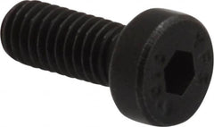 Value Collection - M4x0.70 Metric Coarse Hex Socket Drive, Low Socket Cap Screw - Grade 10.9 Alloy Steel, Black Oxide Finish, Fully Threaded, 10mm Length Under Head - Americas Industrial Supply