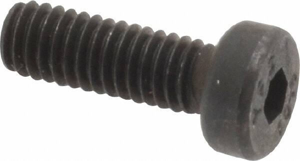 Value Collection - M4x0.70 Metric Coarse Hex Socket Drive, Low Socket Cap Screw - Grade 10.9 Alloy Steel, Black Oxide Finish, Fully Threaded, 12mm Length Under Head - Americas Industrial Supply