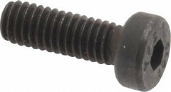 Value Collection - M4x0.70 Metric Coarse Hex Socket Drive, Low Socket Cap Screw - Grade 10.9 Alloy Steel, Black Oxide Finish, Fully Threaded, 12mm Length Under Head - Americas Industrial Supply