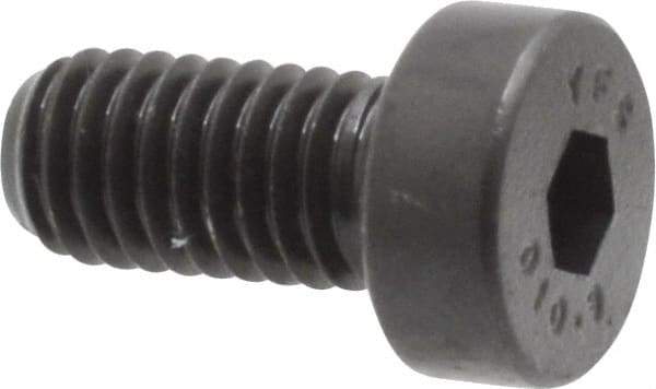 Value Collection - M5x0.80 Metric Coarse Hex Socket Drive, Low Socket Cap Screw - Grade 10.9 Alloy Steel, Black Oxide Finish, Fully Threaded, 10mm Length Under Head - Americas Industrial Supply
