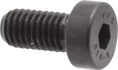 Value Collection - M5x0.80 Metric Coarse Hex Socket Drive, Low Socket Cap Screw - Grade 10.9 Alloy Steel, Black Oxide Finish, Fully Threaded, 10mm Length Under Head - Americas Industrial Supply