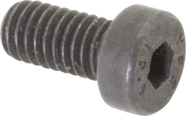 Value Collection - M6x1.00 Metric Coarse Hex Socket Drive, Low Socket Cap Screw - Grade 10.9 Alloy Steel, Black Oxide Finish, Fully Threaded, 12mm Length Under Head - Americas Industrial Supply