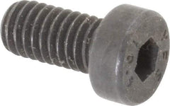 Value Collection - M6x1.00 Metric Coarse Hex Socket Drive, Low Socket Cap Screw - Grade 10.9 Alloy Steel, Black Oxide Finish, Fully Threaded, 12mm Length Under Head - Americas Industrial Supply