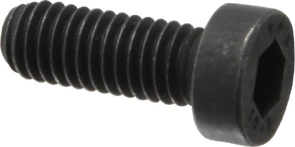 Value Collection - M6x1.00 Metric Coarse Hex Socket Drive, Low Socket Cap Screw - Grade 10.9 Alloy Steel, Black Oxide Finish, Fully Threaded, 16mm Length Under Head - Americas Industrial Supply