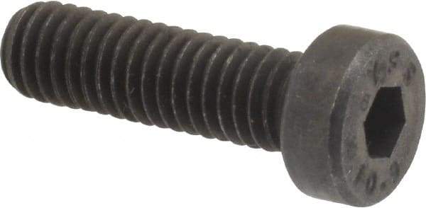 Value Collection - M6x1.00 Metric Coarse Hex Socket Drive, Low Socket Cap Screw - Grade 10.9 Alloy Steel, Black Oxide Finish, Fully Threaded, 20mm Length Under Head - Americas Industrial Supply