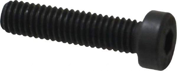 Value Collection - M6x1.00 Metric Coarse Hex Socket Drive, Low Socket Cap Screw - Grade 10.9 Alloy Steel, Black Oxide Finish, Fully Threaded, 25mm Length Under Head - Americas Industrial Supply