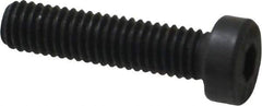 Value Collection - M6x1.00 Metric Coarse Hex Socket Drive, Low Socket Cap Screw - Grade 10.9 Alloy Steel, Black Oxide Finish, Fully Threaded, 25mm Length Under Head - Americas Industrial Supply