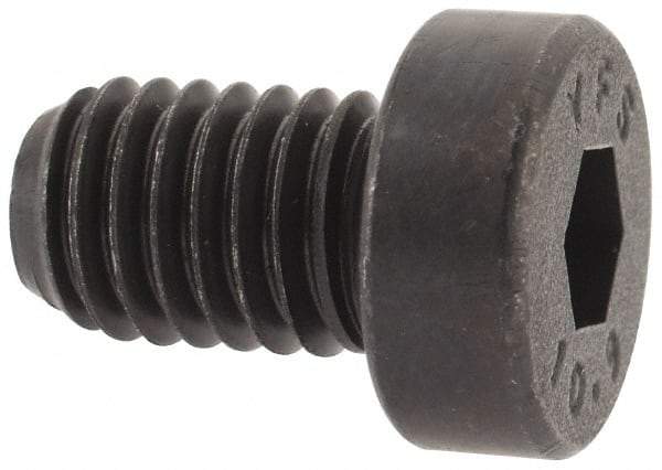 Value Collection - M8x1.25 Metric Coarse Hex Socket Drive, Low Socket Cap Screw - Grade 10.9 Alloy Steel, Black Oxide Finish, Fully Threaded, 12mm Length Under Head - Americas Industrial Supply