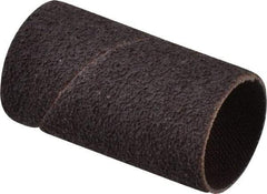 Made in USA - 50 Grit Aluminum Oxide Coated Spiral Band - 1" Diam x 2" Wide, Coarse Grade - Americas Industrial Supply
