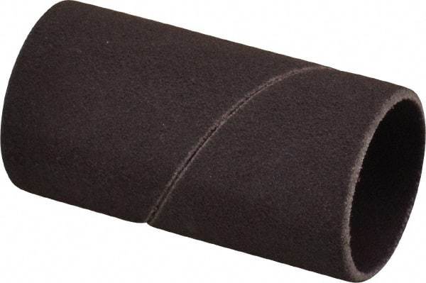 Made in USA - 120 Grit Aluminum Oxide Coated Spiral Band - 1" Diam x 2" Wide, Fine Grade - Americas Industrial Supply