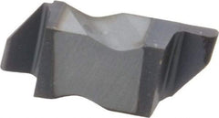 Kennametal - 3031NRD Grade KC5010, 1.58mm Cutting Width Carbide Grooving Insert - 3.18mm Max Depth of Cut, Right Hand, 0.79mm Corner Radius, TiAlN Finish - Americas Industrial Supply