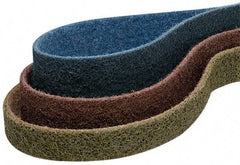 Superior Abrasives - 4" Wide x 132" OAL, Aluminum Oxide Abrasive Belt - Aluminum Oxide, Medium, Nonwoven - Americas Industrial Supply