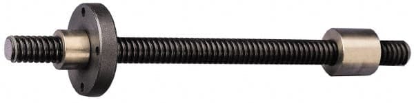 Keystone Threaded Products - TR26x5.0 Acme, 2m Long, Alloy Steel Trapezoidal Roll Metric Threaded Rod - Black Oxide Finish, Right Hand Thread - Americas Industrial Supply