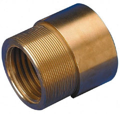 Keystone Threaded Products - 1.12" Long, 3/4" High, 1/2" Thread Length, Bronze, Right Hand, Round, Precision Acme Nut - 0.937-16 Thread Size, 2C Class of Fit - Americas Industrial Supply