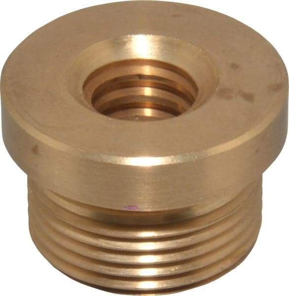 Keystone Threaded Products - 1.12" Long, 3/4" High, 1/2" Thread Length, Bronze, Right Hand, Round, Precision Acme Nut - 0.937-16 Thread Size, 2C Class of Fit - Americas Industrial Supply