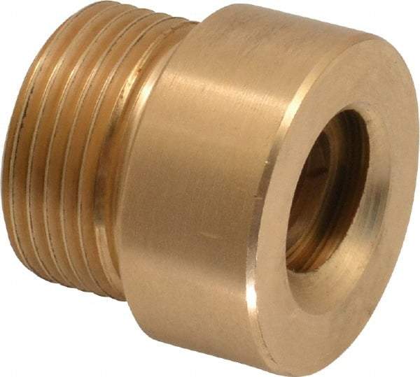 Keystone Threaded Products - 1.12" Long, 1" High, 1/2" Thread Length, Bronze, Right Hand, Round, Precision Acme Nut - 0.937-16 Thread Size, 2C Class of Fit - Americas Industrial Supply