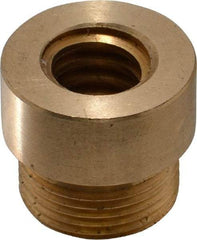 Keystone Threaded Products - 1.12" Long, 1" High, 1/2" Thread Length, Bronze, Right Hand, Round, Precision Acme Nut - 0.937-16 Thread Size, 2C Class of Fit - Americas Industrial Supply