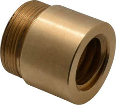 Keystone Threaded Products - 1-1/2" Long, 1-1/2" High, 1/2" Thread Length, Bronze, Right Hand, Round, Precision Acme Nut - 1.375-16 Thread Size, 2C Class of Fit - Americas Industrial Supply