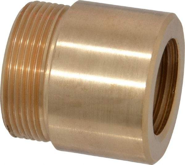 Keystone Threaded Products - 1-1/2" Long, 1-1/2" High, 1/2" Thread Length, Bronze, Right Hand, Round, Precision Acme Nut - 1.375-16 Thread Size, 2C Class of Fit - Americas Industrial Supply