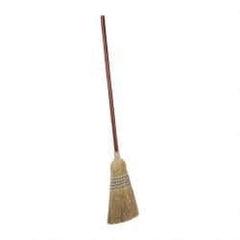 Rubbermaid - Corn Bristle Broom - Wood Handle, 12" Wide - Americas Industrial Supply