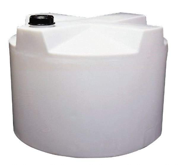 Made in USA - 65 Gallon Cylindrical Polyethylene Closed Top Tank - 42" High x 23" Diam - Americas Industrial Supply