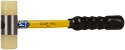 No-Mar - 1-1/4 Lb Head 1-1/2" Face Steel Hammer - Fiberglass Handle - Americas Industrial Supply