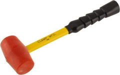 No-Mar - 1-3/8 Lb Head 2-1/16" Face Urethane Hammer - Fiberglass Handle - Americas Industrial Supply