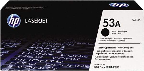 Hewlett-Packard - Black Toner Cartridge - Use with HP LaserJet P2015, M2727nf MFP - Americas Industrial Supply