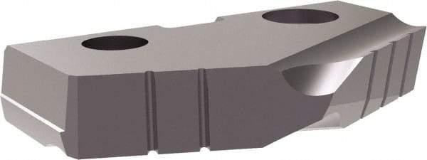 Allied Machine and Engineering - 44mm Diam x 1/4" Thick, Seat Code 3, 132° Included Angle Spade Drill Insert - TiAlN Coated, Carbide, Grade P40, Series T-A - Americas Industrial Supply