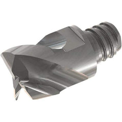 Iscar - MM EC Grade IC908 Carbide End Milling Tip Insert - TiAlN Finish, 8 Flutes, 16mm Cutting Diam, 12mm Depth of Cut, 20.5mm Extension, 0.02" Cnr Rad, 30° Helix - Americas Industrial Supply