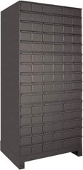 Durham - 90 Drawer, Small Parts Steel Storage Cabinet - 14" Deep x 35" Wide x 63" High - Americas Industrial Supply