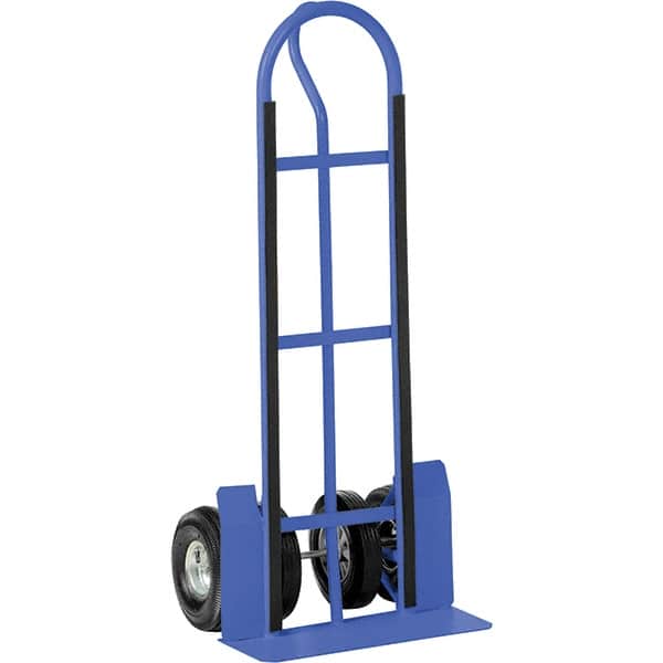 Vestil - 600 Lb Capacity 52" OAH Hand Truck - P Handle, Steel, Pneumatic Wheels - Americas Industrial Supply